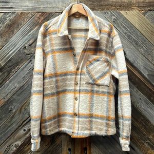 TIMBERLAND wool blend over shirt jacket button up